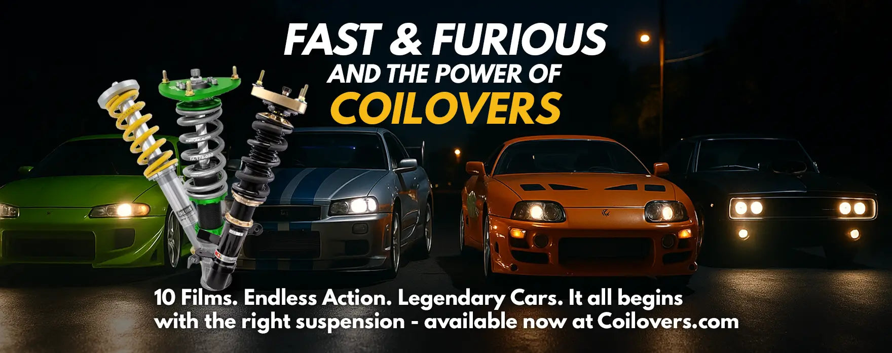 Coilovers and the Fast & Furious Legacy: Built to Perform