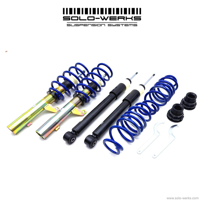 2019-2021 - VW - Jetta (55mm Front Strut Tube - With Torsion Beam Rear Suspension) - MK7/A7 - Solo-Werks Coilovers