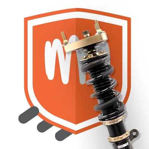 Upcart shipping protection with shield and BC Coilover.