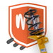 Upcart shipping protection with shield and Bilstein Coilovers.